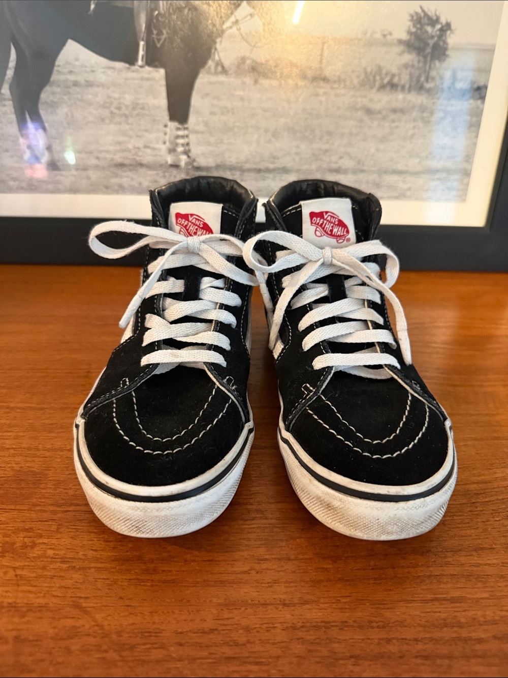 Kids Sk8-Hi shoe. Size 3.